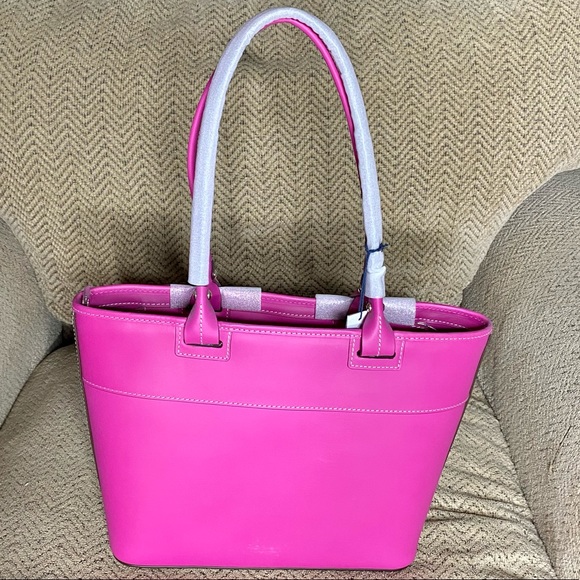 🆕 Dooney & Bourke Beacon Zip Tote, Magenta - Picture 3 of 9